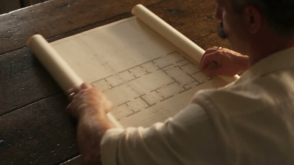 Der Plan im fertigen Film